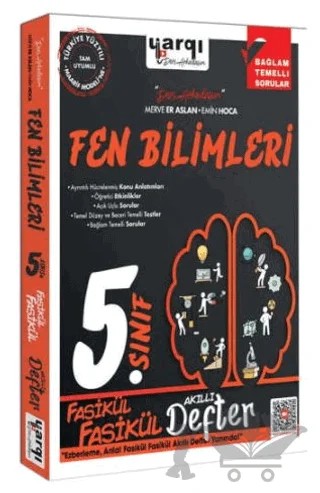 5. Sınıf Fen Bilimleri Fasikül Fasikül Akıllı Defter – Kolektif – Yargı Yayınevi kitap kapağı