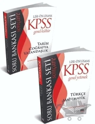 Son Çare Lise-Ön Lisans Kpss Genel Kültür/Genel Yetenek Soru Bankası (2 Kitap Takım) – Kolektif – Nobel Sınav Yayınları kitap kapağı