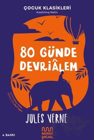 80 Günde Devrialem – Jules Verne – Mundi kitap kapağı