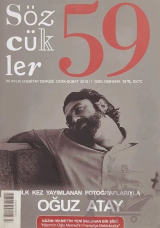 Sözcükler Dergisi Sayı: 59 Ocak - Şubat 2016 – Sözcükler Yayınları kitap kapağı