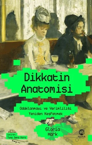 Dikkatin Anatomisi: Odaklanmayı ve Verimliliği Yeniden Keşfetmek – Gloria Mark – Nova Kitap kitap kapağı