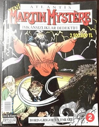 Martin Mystere Atlantis İmkansızlıklar Dedektifi Sayı: 2 Boris Grigov’un Esrarı – Lal Kitap kitap kapağı