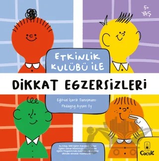 Etkinlik Kulübü ile Dikkat Egzersizleri – Kolektif – Floki Çocuk kitap kapağı
