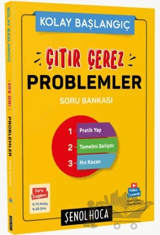 Çıtır Çerez Problemler Şenol Hoca – Şenol Aydın – Şenol Hoca Yayınları kitap kapağı