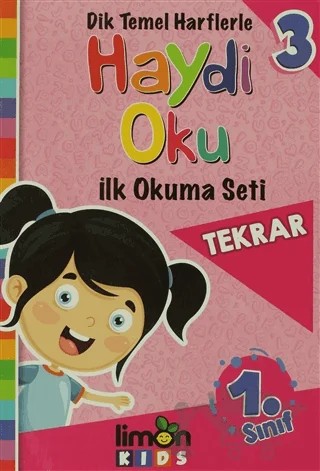 Dik Temel Harflerle Haydi Oku 3 – Kolektif – limonKIDS kitap kapağı