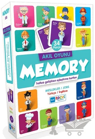 Memory Meslekler - Akıl Oyunu – Kolektif – Blue Focus Yayınları kitap kapağı