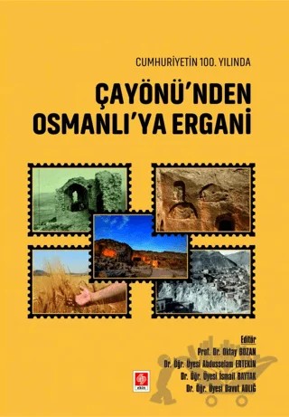 Cumhuriyetin 100. Yılında Çayönü'nden Osmanlı'ya Ergani – Kolektif – Ekin Basım Yayın kitap kapağı