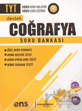 TYT Coğrafya Destek Soru Bankası – Kolektif – ENS Yayınları kitap kapağı