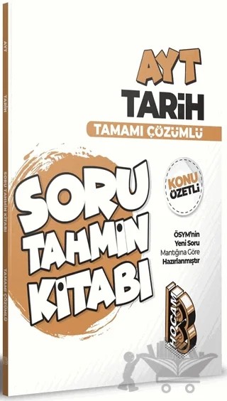 AYT Tarih Konu Özetli ve Tamamı Çözümlü Soru Tahmin Kitabı – Kolektif – Benim Hocam Yayınları kitap kapağı