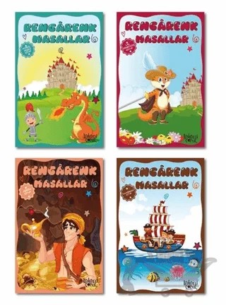 Rengarenk Masallar Seti (4 Kitap Takım) 2 – Kolektif – Baloncuk kitap kapağı