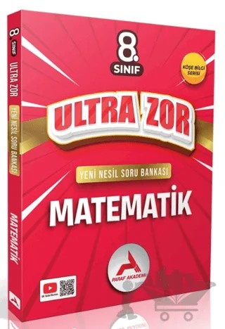 8. Sınıf Ultra Zor Matematik Soru Bankası – Kolektif – Paraf Yayınları kitap kapağı