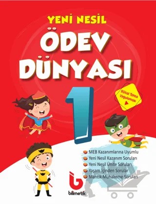 1. Sınıf Ödev Dünyası Yeni Nesil – Kolektif – Bilimetik Yayınları kitap kapağı