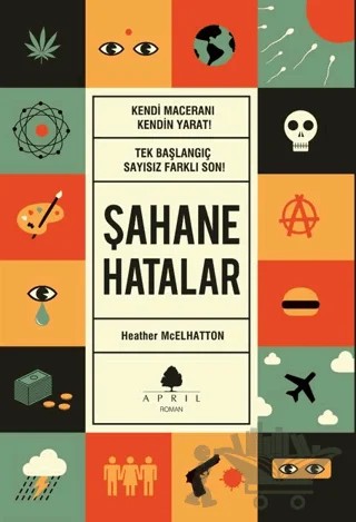 Şahane Hatalar 1 – Heather McElhatton – April Yayıncılık kitap kapağı