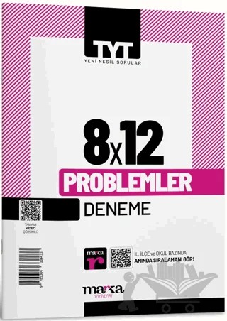 2025 TYT Yeni Nesil Problemler 8 Deneme Tamamı Video Çözümlü – Kolektif – Marka Yayınları kitap kapağı