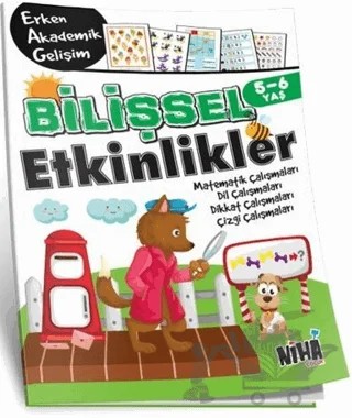 5-6 Yaş Bilişsel Etkinlikler – Kolektif – Niha Çocuk kitap kapağı