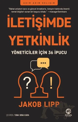 İletişimde Yetkinlik – Jakob Lipp – Nova Kitap kitap kapağı