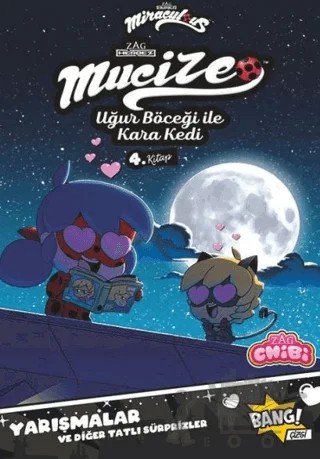 Mucize: Uğur Böceği ile Kara Kedi Chibi 4. Kitap – Carrie Harris, Jeremy Whitley, Molly Jones – Komikşeyler Yayıncılık kitap kapağı