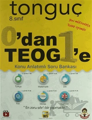 8. Sınıf 0’dan TEOG-1’e Konu Anlatımlı Soru Bankası – Kolektif – Tonguç Akademi kitap kapağı