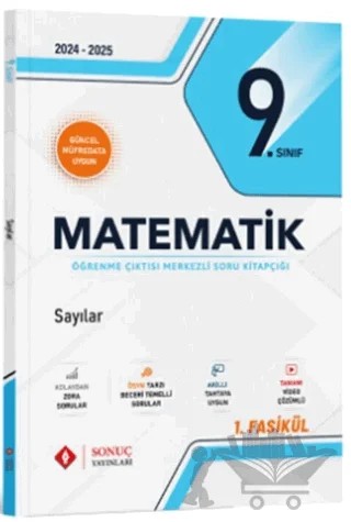 9. Sınıf Matematik Sayılar – Kolektif – Sonuç Yayınları kitap kapağı