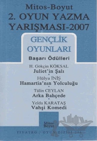 2. Oyun Yazma Yarışması 2007 Gençlik Oyunları – H. Gökçin Köksal – Mitos Boyut Yayınları kitap kapağı