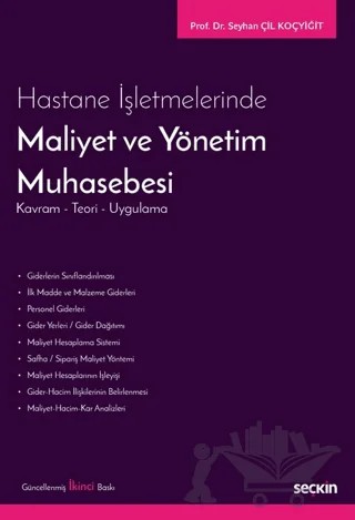 Maliyet ve Yönetim Muhasebesi – Seyhan Çil Koçyiğit – Seçkin Yayıncılık kitap kapağı