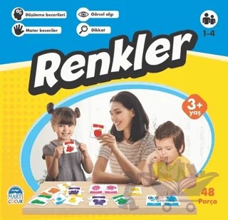Renkler - Eğitici Yapboz – Kolektif – Martı Çocuk Yayınları kitap kapağı
