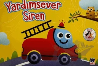 Yardımsever Siren - Çalışkan Taşıtlar – Kolektif – Net Çocuk Yayınları kitap kapağı