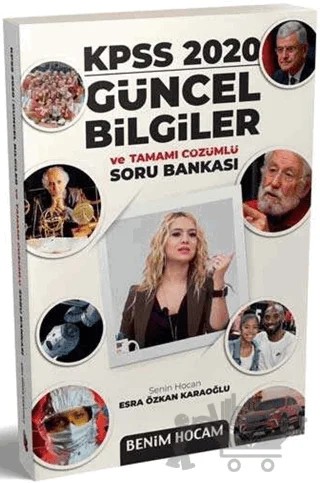 KPSS Güncel Bilgiler ve Tamamı Çözümlü Soru Bankası – Esra Özkan Karaoğlu – Benim Hocam Yayınları kitap kapağı