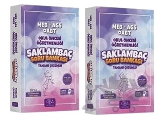 ÖABT MEB-AGS Okul Öncesi Öğretmenliği Saklambaç Soru Bankası Set – Ahmet Çam – CBA Akademi kitap kapağı
