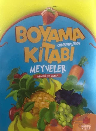 Boyama Kitabı: Meyveler – Kolektif – Mikro Kitap kitap kapağı
