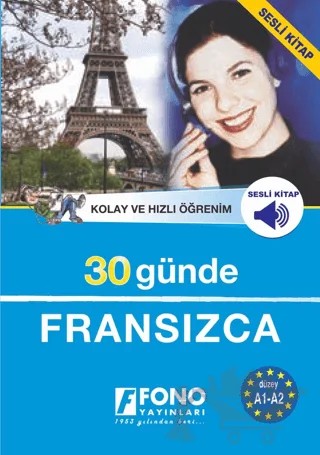 30 Günde Fransızca (Seslendirmeli) – Kolektif – Fono Yayınları kitap kapağı