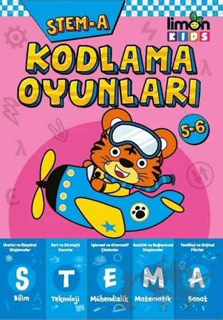 STEM-A - Kodlama Oyunları – Kolektif – limonKIDS kitap kapağı