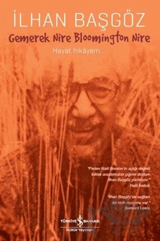 Gemerek Nire Bloomington Nire – İlhan Başgöz – İş Bankası Kültür Yayınları kitap kapağı