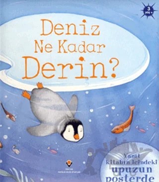 Deniz Ne Kadar Derin? (Sünger Kapaklı) – Anna Milbourne – TÜBİTAK Yayınları kitap kapağı