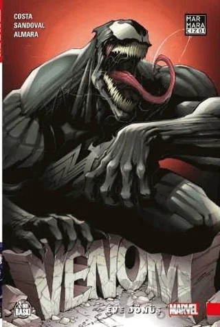 Eve Dönüş - Venom Cilt 1 – Mike Costa – Marmara Çizgi kitap kapağı
