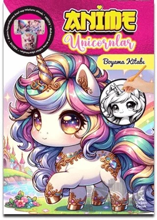 Anime Unicornlar Boyama Kitabı – Kolektif – Doğan Çocuk kitap kapağı
