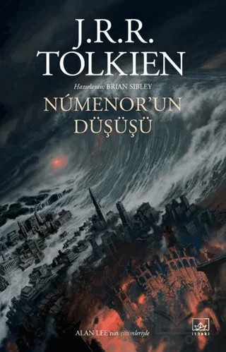 Numenor'un Düşüşü – J. R. R. Tolkien – İthaki Yayınları kitap kapağı