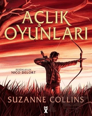 Açlık Oyunları - Resimli – Suzanne Collins – Dex Yayınevi kitap kapağı