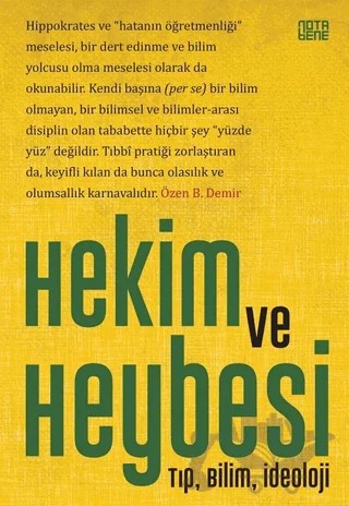 Hekim ve Heybesi – Beltan Özen Demir – Nota Bene Yayınları kitap kapağı