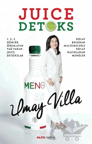Juice Detoks – Umay Villa – Alfa Yayınları kitap kapağı