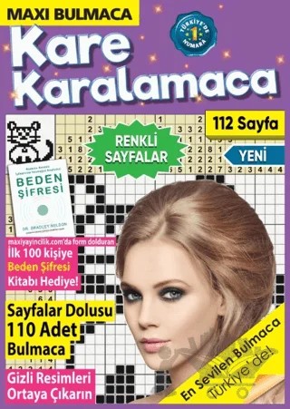 Maxi Kare Karalamaca 18 – Bertan Kodamanoğlu – Maxi Yayıncılık kitap kapağı