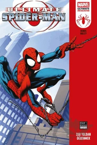 Ultimate Spider-Man (2000) Cilt 1: Zor Yoldan Öğrenmek – Brian Michael Bendis – Marmara Çizgi kitap kapağı