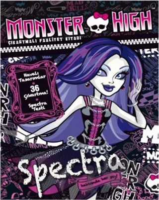 Monster High - Spectra Çıkartmalı Faaliyet Kitabı – Kolektif – Doğan Egmont Yayıncılık kitap kapağı