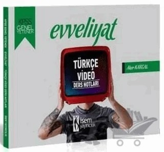 2020 Evveliyat KPSS Genel Yetenek Türkçe Video Ders Notları – Aker Kartal – İSEM Yayıncılık kitap kapağı