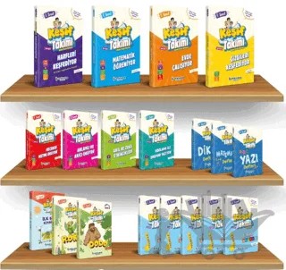1. Sınıf Keşif Takımı Okuma Yazma Öğreniyor (19 Kitap) – Kolektif – İlkokulluyum kitap kapağı