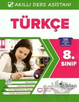 8. Sınıf Türkçe Akıllı Ders Asistanı – Kolektif – Asistan Yayınları kitap kapağı