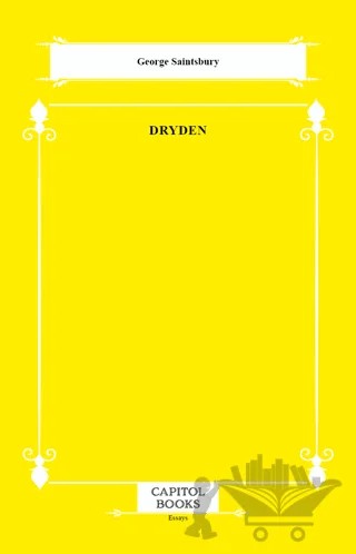 Dryden – George Saintsbury – Capitol Books kitap kapağı