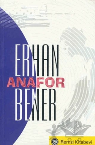 Anafor – Erhan Bener – Remzi Kitabevi kitap kapağı