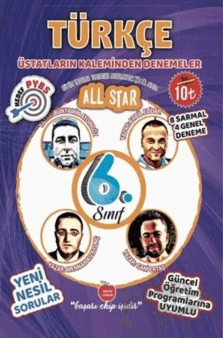 6. Sınıf All Star Türkçe Deneme – Kolektif – Newton Yayınları kitap kapağı