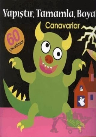Yapıştır, Tamamla, Boya! Canavarlar – Kolektif – Doğan Egmont Yayıncılık kitap kapağı